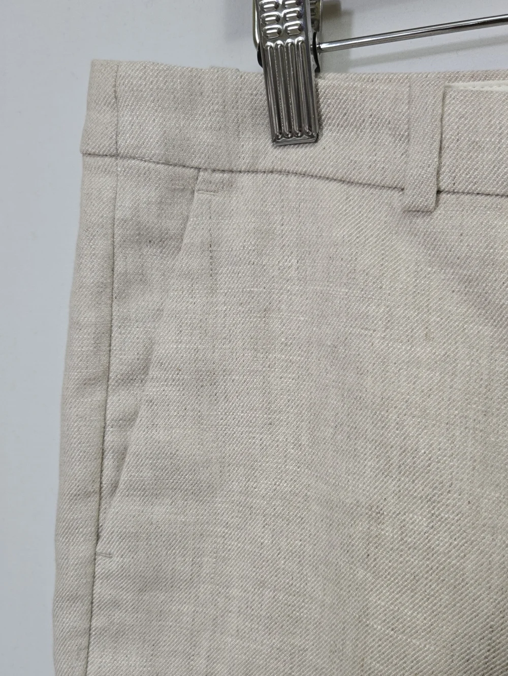 J.Crew Linen Blend Kaya Pant Size 14 Stretch Minimalist Coastal Workwear Beach